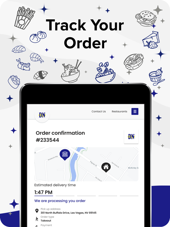 Delivery Now iPad screenshot 6 - Food & Drink app