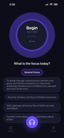 Notic - Personal AI Hypnotist Screenshot 3 of 5