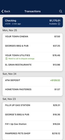 Bank47 iPhone screenshot
