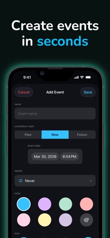 Countdown: Minimal Event Timer Screenshot 5 of 7