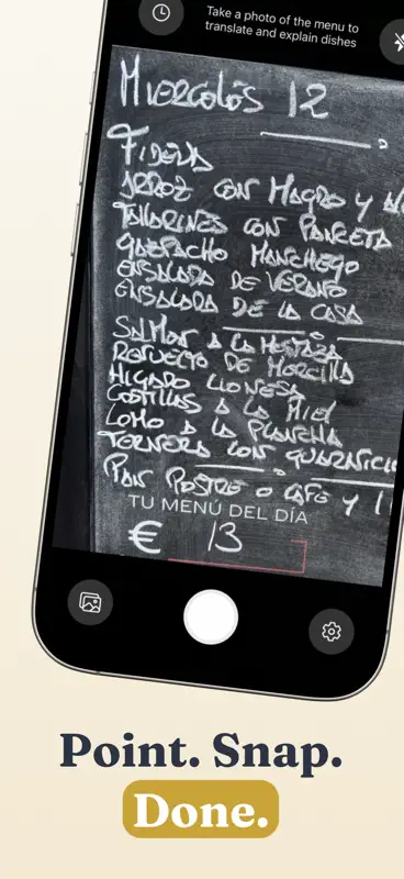 Menu Translator App screenshot 2 of 6