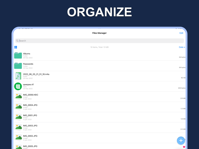 ‎Manajer File & Tangkapan Layar Dokumen