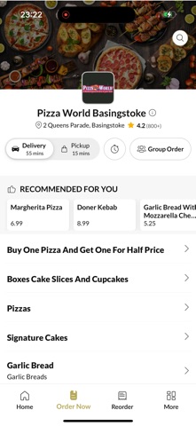 Pizza World Basingstoke. Screenshot 3 of 5