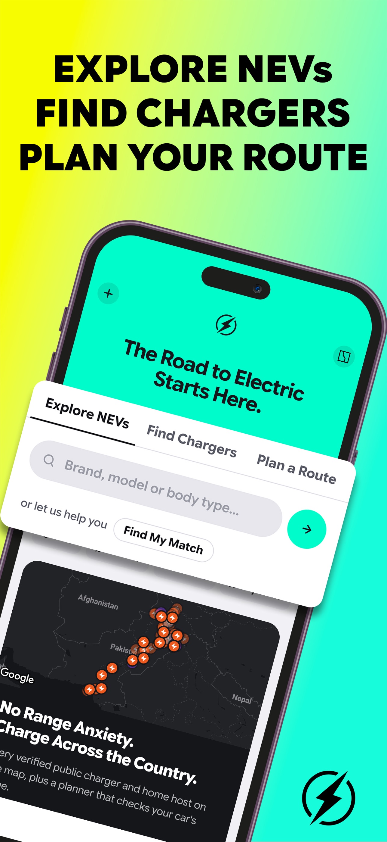 Screenshot 1 of PakNEV: EVs, Chargers, Routes
