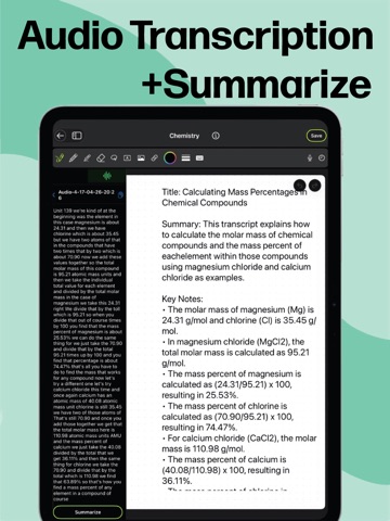 Wizard AI Notes Study App iPad screenshot