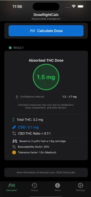 DoseRightCalc screenshot 3