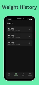 Simple Weight Tracker: BMI screenshot