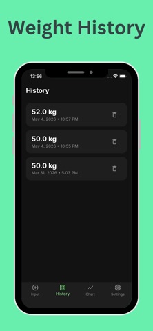 Simple Weight Tracker: BMI Screenshot 3 of 6