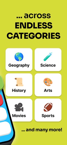 General Knowledge Trivia Quiz. iPhone screenshot