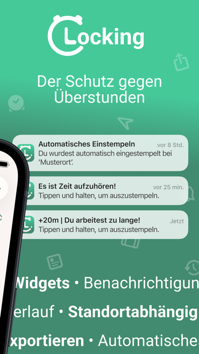 Clocking Zeiterfassung Stunden — Screenshot 3