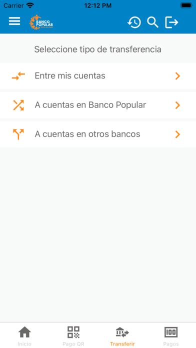 Popular Móvil Screenshot