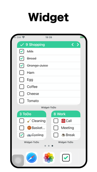 Widget-ToDo Screenshot