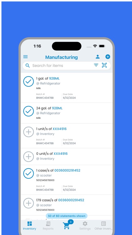 Clearly Inventory App