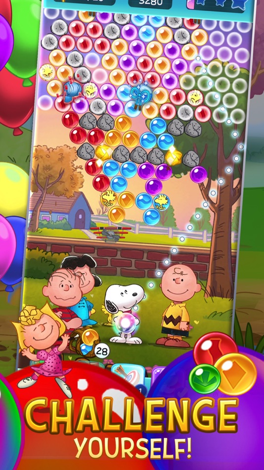 #6. Bubble Shooter - Snoopy POP! (iOS) 来自: Jam City, Inc.
