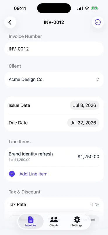 InvoiceDeck screenshot 2 of 5