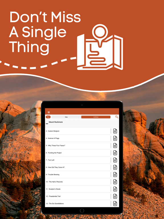 Mount Rushmore Memorial Guide iPad screenshot 4 - Travel app