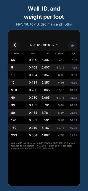 PipeBook Pipefitter Calculator screenshot 6 of 10