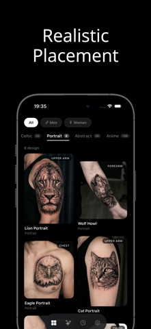 Tattoo My Photo: Tattoo AI iPhone screenshot