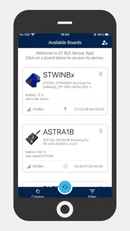 ST BLE Sensor screenshot 1