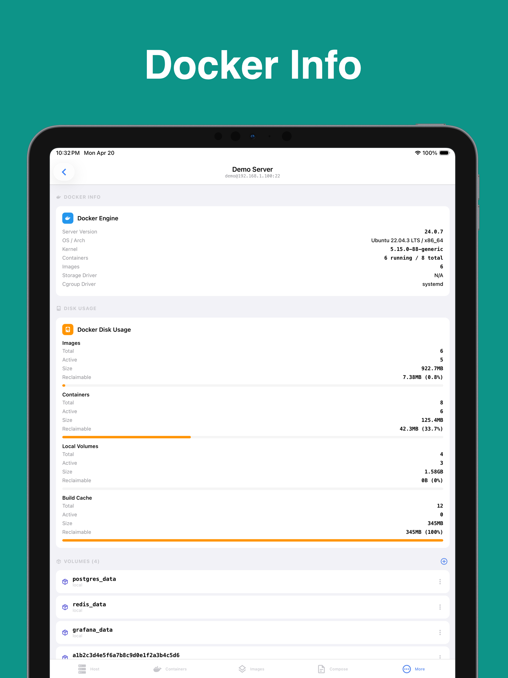 Docker Server Admin