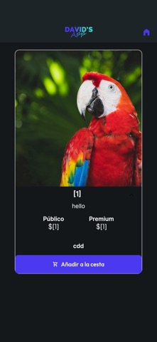 David's App screenshot
