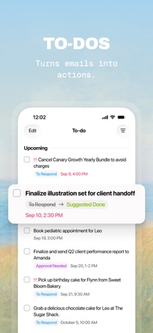 FiloMail - AI Email & Todo iPhone screenshot