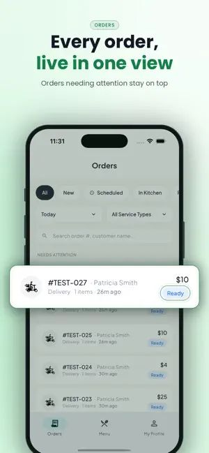 Online Order Taking App screenshot 1