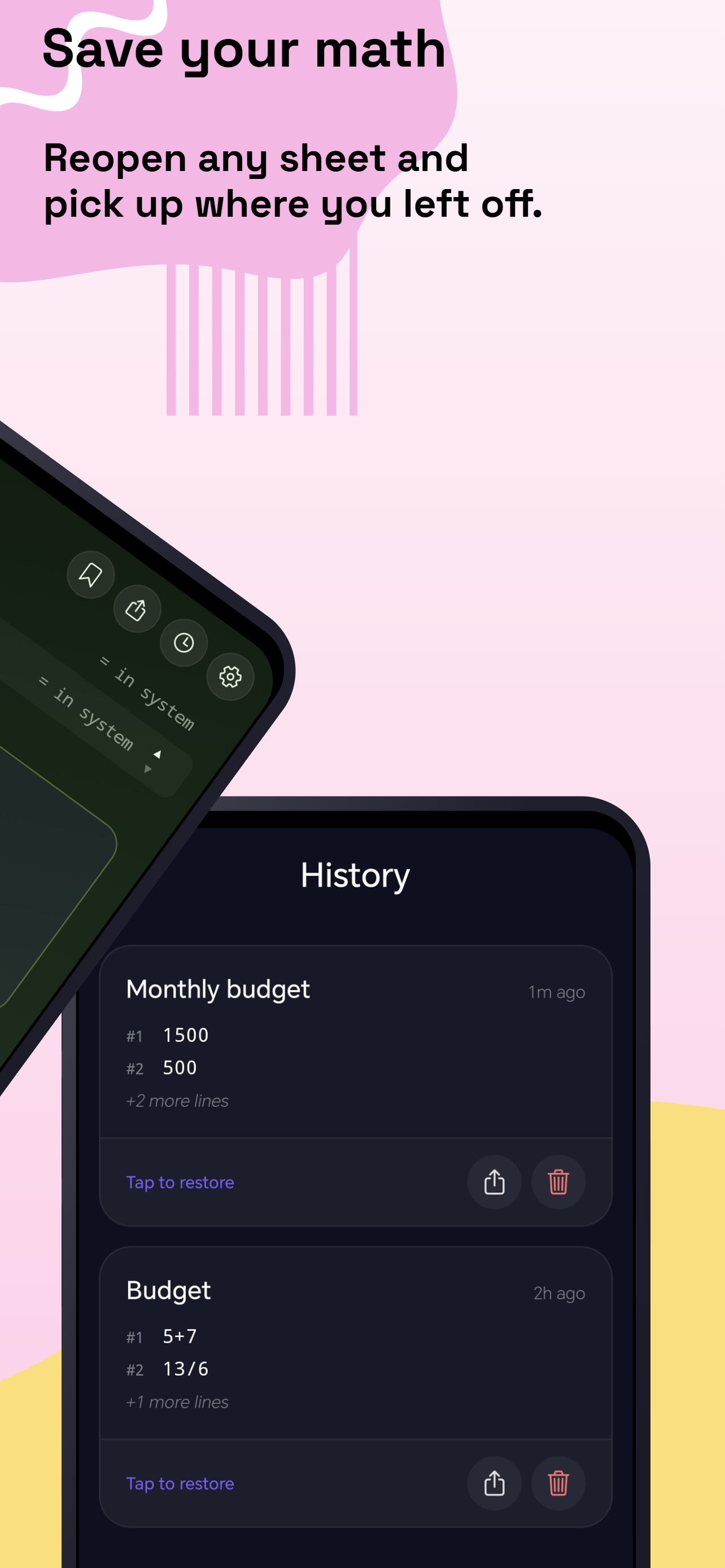 MyCal: Editable Calculator