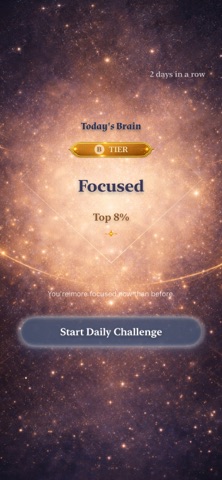 Brain Today — Daily Brain Test screenshot