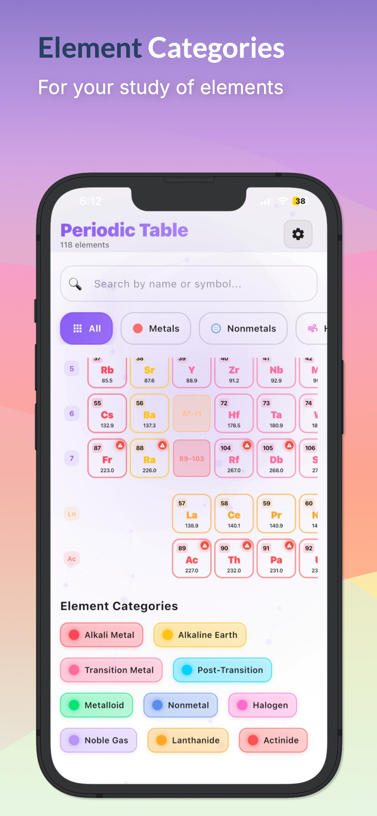 Periodic Table 2026 screenshot 3