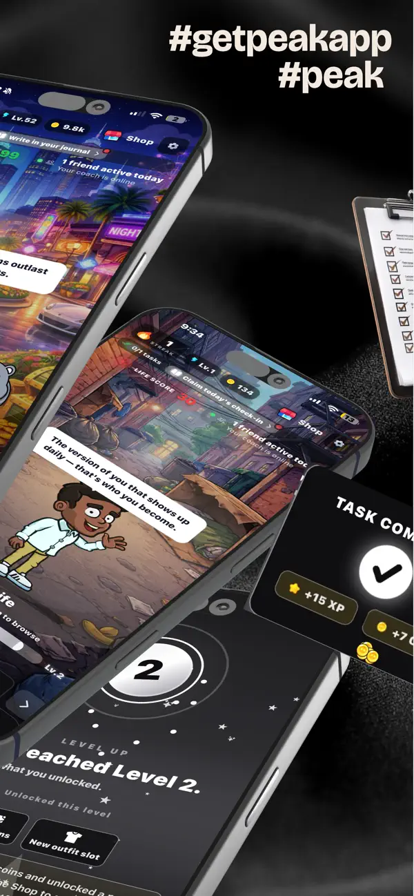 Screenshot #2 pour Peak - Level Up Your Life