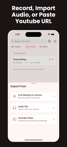 Utter - AI Note Taker Screenshot 3 of 5