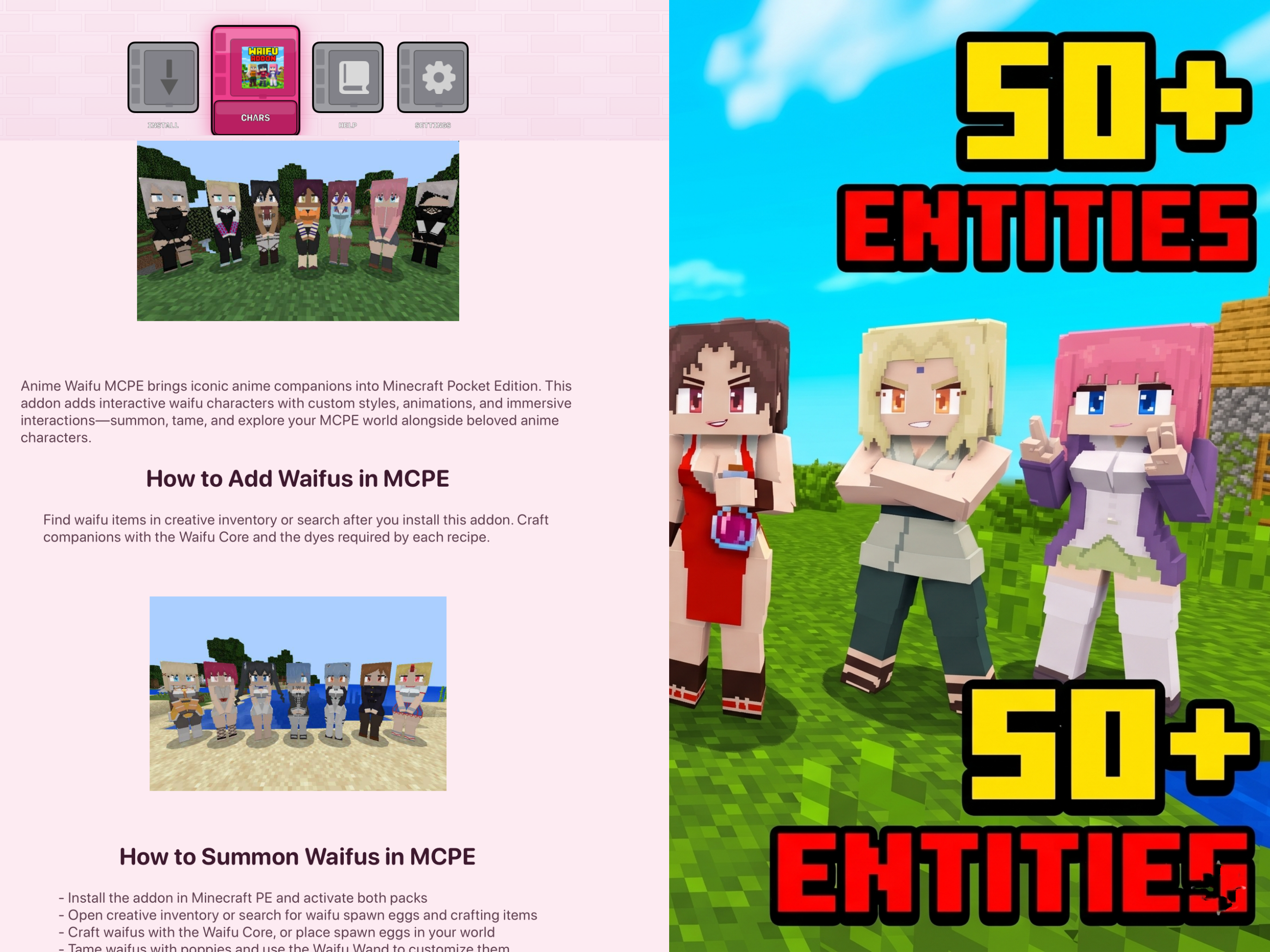 Anime Waifus Addons screenshot 5