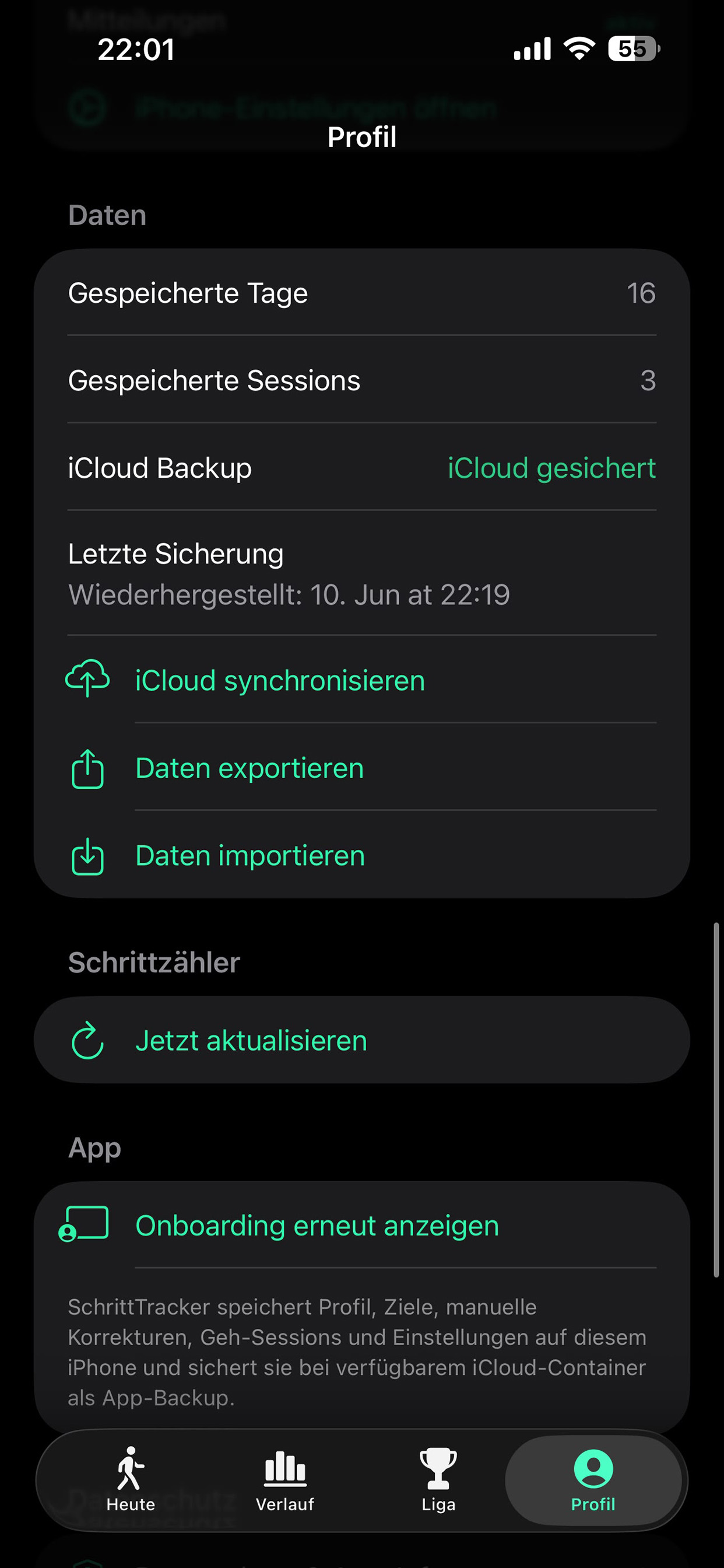SchrittTracker Schrittzähler screenshot 6