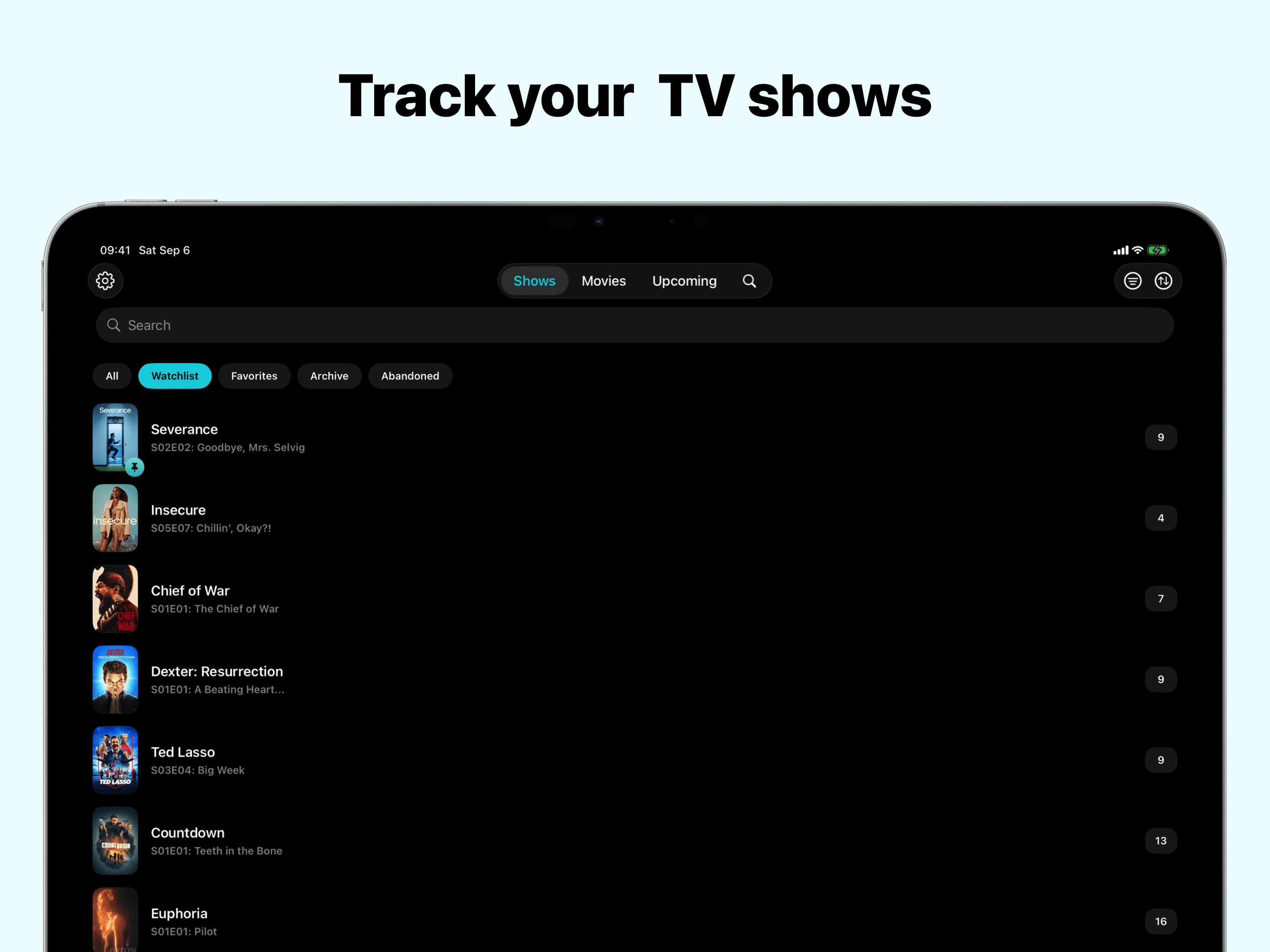 TV Show Tracker – CouchTimes