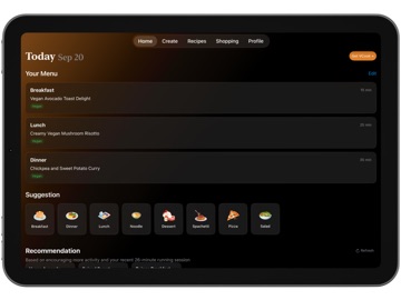 VCook: Recipe, Cooking AI iPad screenshot