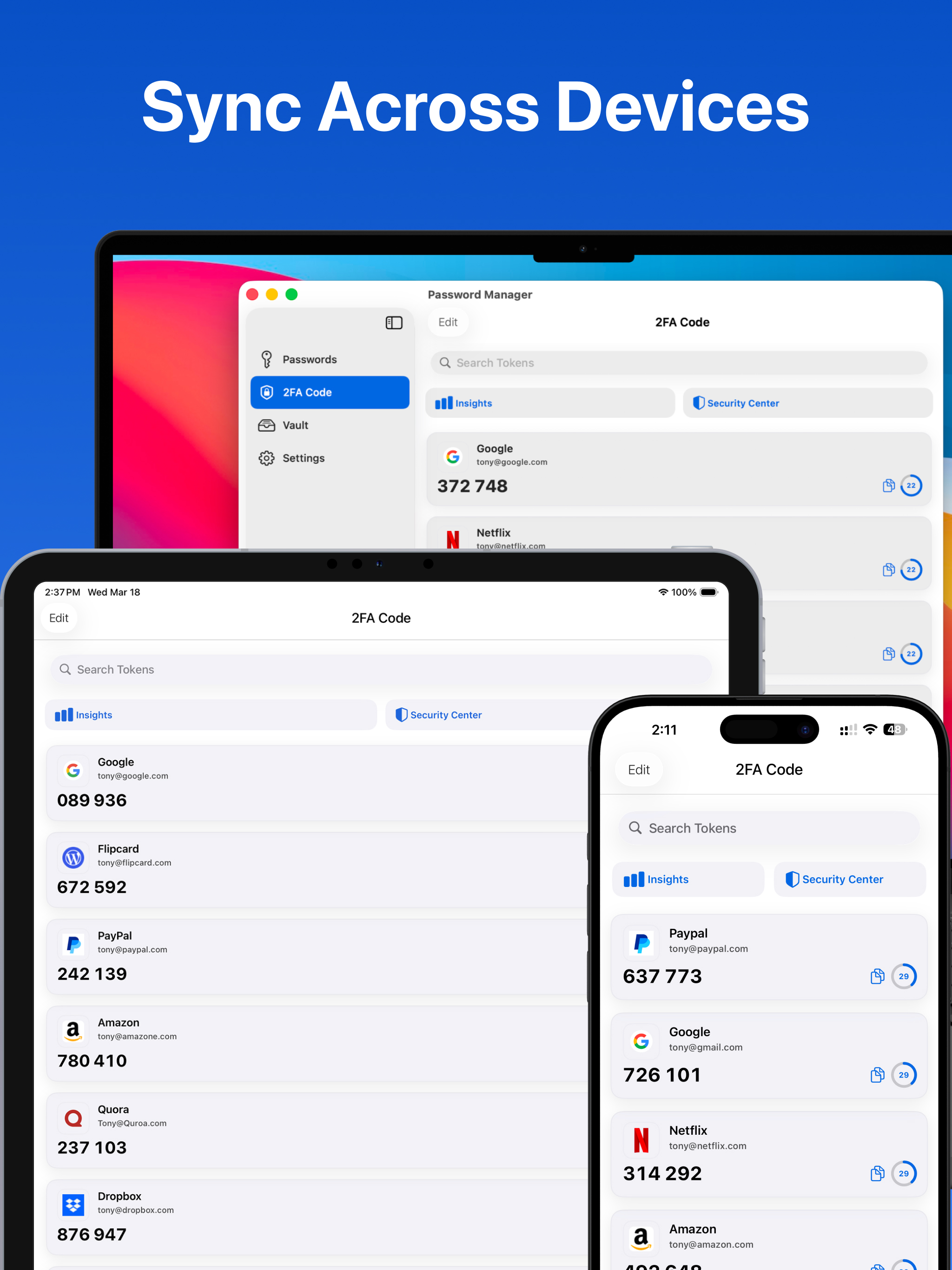 Authenticator • Secure 2FA
