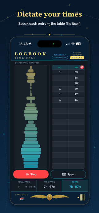 Logbook Time Calc Screenshot 5 of 8