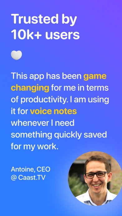 AI Note Taker – VoicePen Screenshot