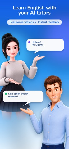 Ligu: Speak English with AI screenshot