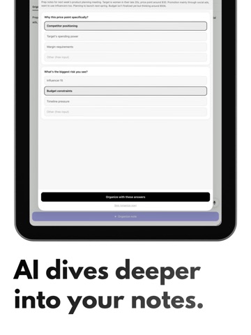 IdeaHatch - AI Markdown Notes iPad screenshot
