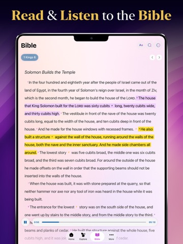 Bible Chat Daily Devotion iPad screenshot