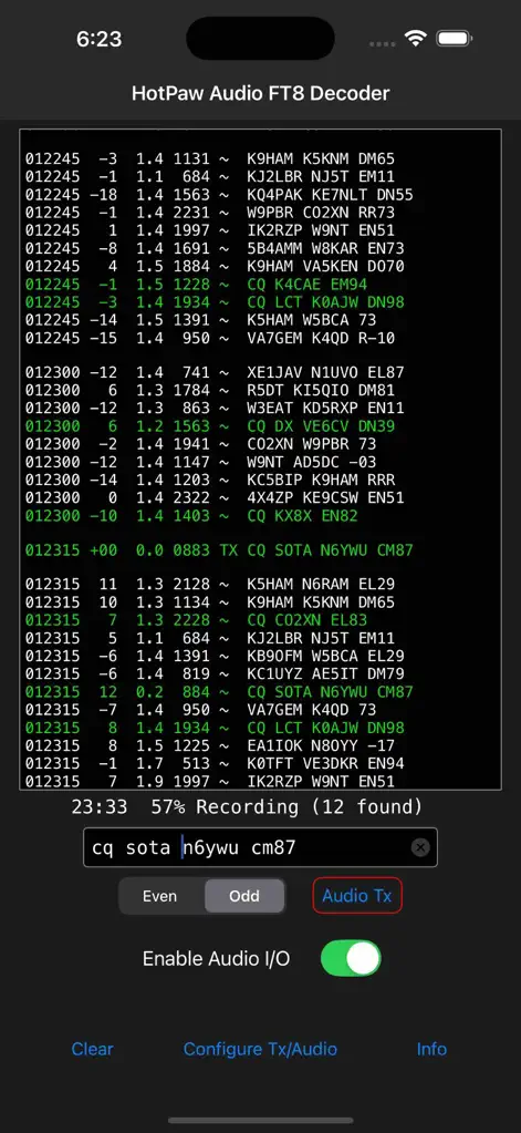 FT8 Decoder - Utilities App | MWM