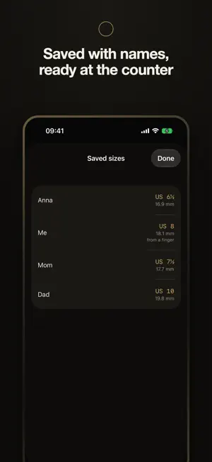 Anella: Ring Sizer & Chart screenshot 4