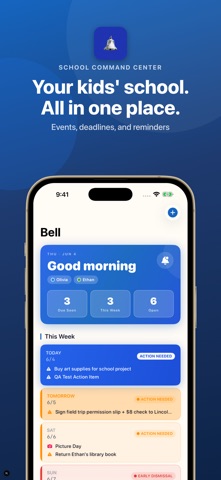 School Calendar & Tasks - Bell Screenshot 1 of 5