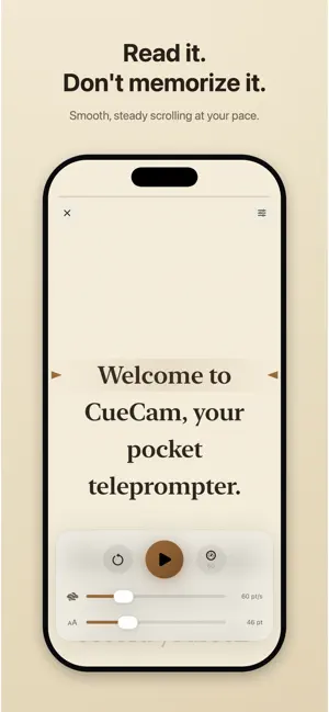 CueCam: Teleprompter screenshot 1