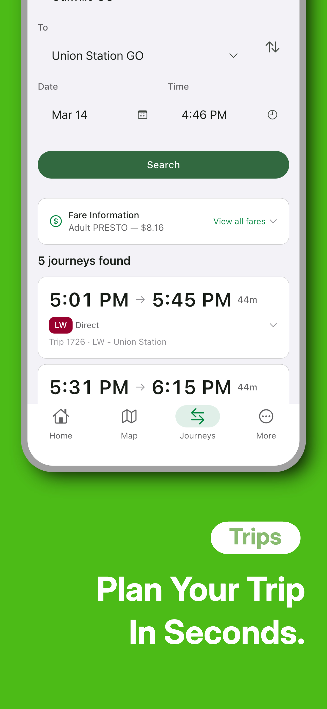 GOPulse - GO Train Tracker screenshot 5