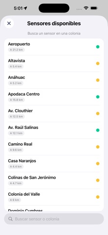 Mi Aire iPhone screenshot 3