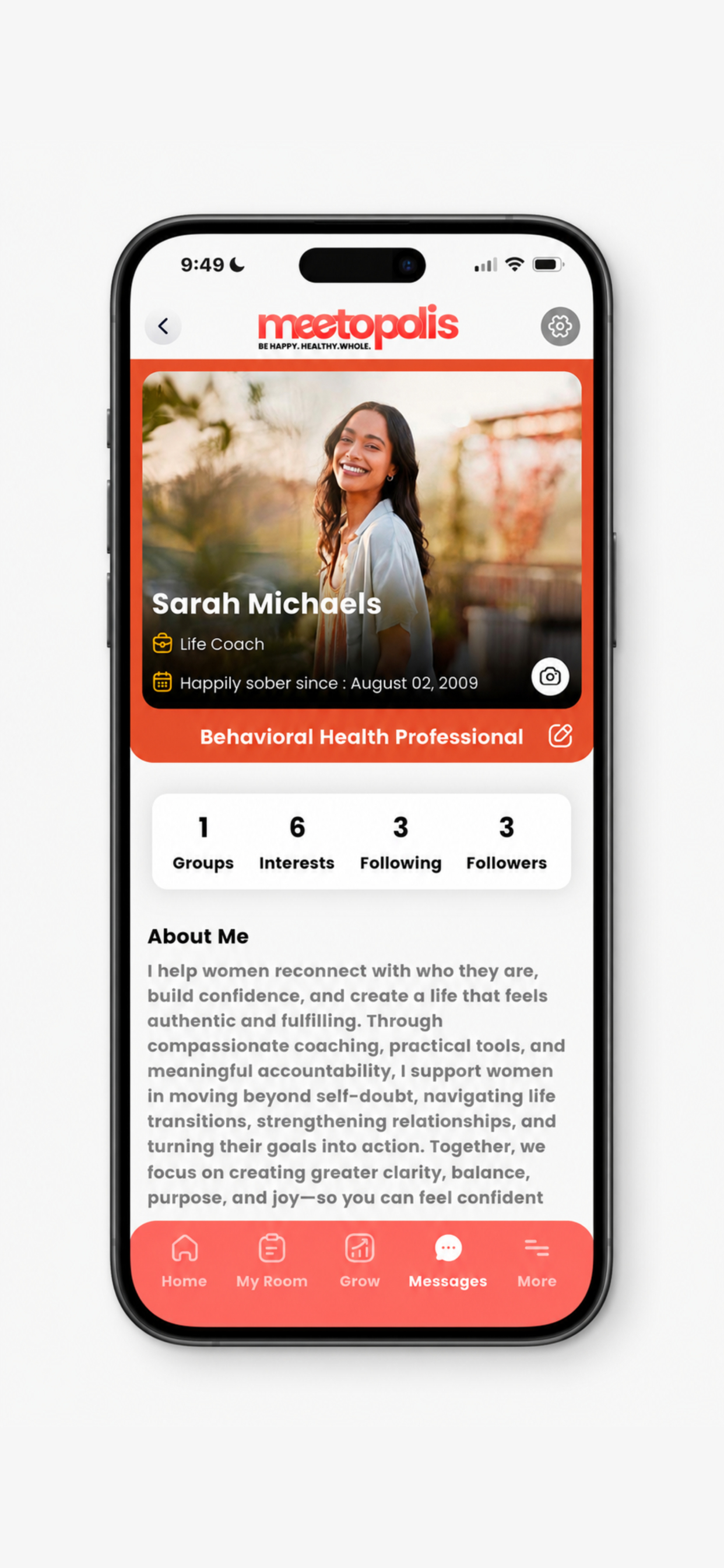 Meetopolis: Peer Support screenshot 4