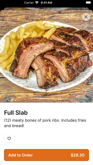 Uncle John's Barbecue iPhone screenshot 3 - Food & Drink app